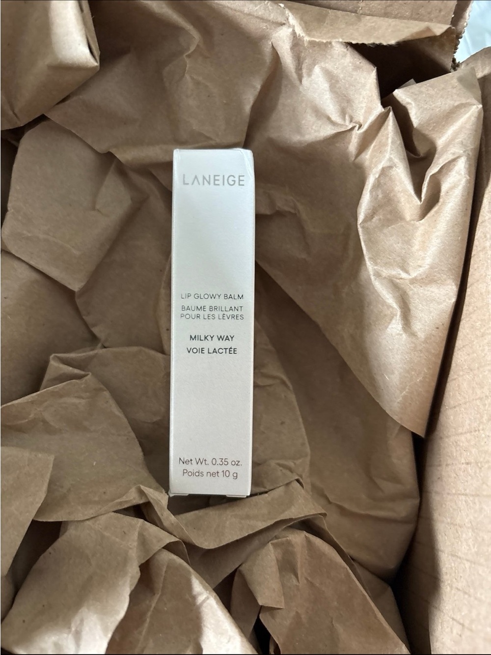 New LANEIGE Lip Glowy Lightweight Hydration Balm with Shea Butter